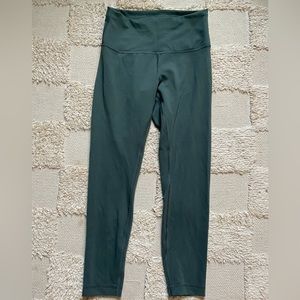 Lululemon Wunder Train High Rise Tights 25” Smoked Spruce